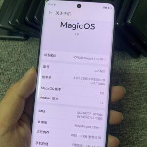 Huawei Honor Magic6 Lite 5G Global 6.78" 108MP 8+256GB Magic OS Google Play Color Green Charger Included Yes Storage Capacity 8+256GB - Image 7