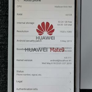 Unlocked Huawei Mate 9 MHA-L29 Android ﻿EMUI 4+64GB Dual-SIM 5.9" Smartphone Color Gold Storage Capacity 4+64GB - Image 5