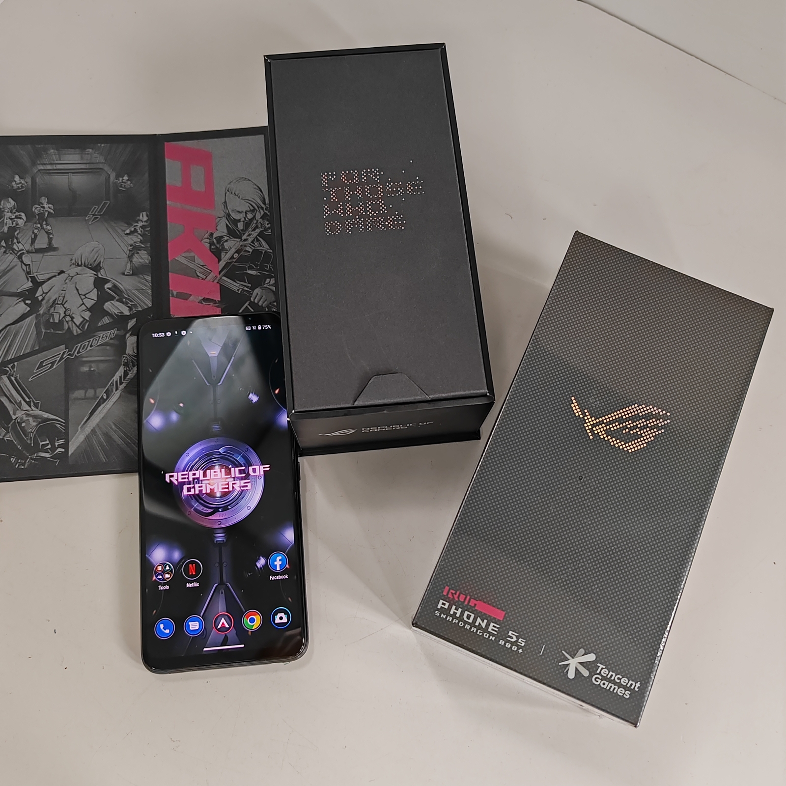 ASUS ROG Phone 5/5S 5G 6.78" Android 128/256/512GB Google play Global Mobile phone Asus ROG Phone 5   Storage Capacity 16+256 GB