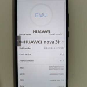 99%n ew Huawei nova 3i 128GB Android Global Google Dual SIM Unlocked SmartPhone Colors Black storage 6GB+128GB - Image 16
