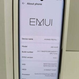 99%N EW Huawei P50 Pro Global  Android Unlocked 4G Smartphone Emui Manufacturer Color Pink storage 256GB - Image 3