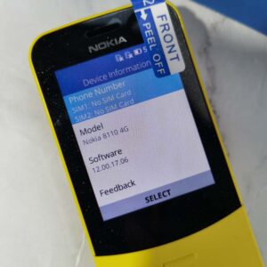 Nokia 8110 4G Unlocked 4GB Dual Sim KaiOS 2.5.1 Slide Banana Cellphone Yellow Battery 2 * Battery - Image 6