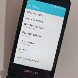 Samsung Galaxy Folder2 SM-G160N SM-G1650W Android 16GB Unlocked Good Condition Color Black Battery 2* batteries Model SM-G1650W-Dual SIM-4G - Image 12