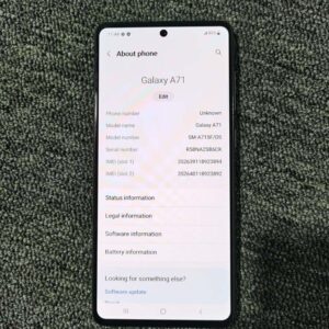 Samsung Galaxy A71 SM-A715F/DSN (Global) 6+128GB Unlocked, 64MP 6.7" sealed Color Black - Image 5