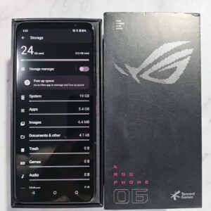 Asus ROG Phone 6 Unlocked 5G Android 16+512GB Gaming phone Google play Global Color White binding Mobile phone + Charger - Image 9