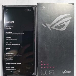 Asus ROG Phone 6 Unlocked 5G Android 16+512GB Gaming phone Google play Global Color White binding Mobile phone + Charger - Image 10