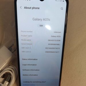 Samsung Galaxy A03s SM-A037F/A037U 4G Android 128GB Unlocked Smartphone Global Colors Please note the color. Storage Capacity SM-A037U 128GB - Image 4