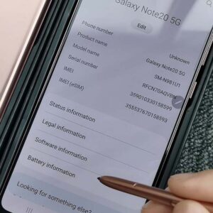 Samsung Galaxy Note20 5G SM-N981B (International) Unlocked Android 8+128GB Color Mystic Bronze Model SM-N981B (International) Storage Capacity 128GB 8GB RAM - Image 8