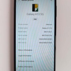 Samsung Galaxy A13 5G Unlocked Android 128GB 50MP 6.5" A136U1 A136B Color Black Charger Included Yes Storage Capacity 128GB - Image 8