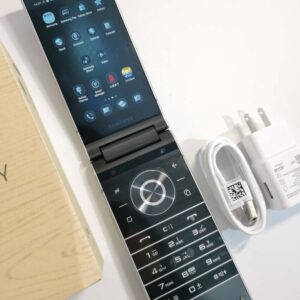Samsung W2019 Silver 256GB/ Gold 128GB Android Unlocked 4G flagship Flip Phone Color Silver ( 6+256GB )