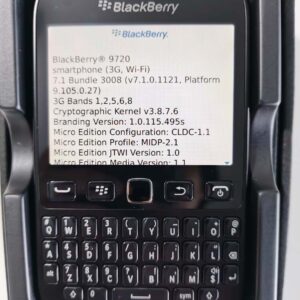 BlackBerry 9720 - Unlocked 3G Keyboard Smartphone BlackBerry OS 7.1 microSDHC Color Black - Image 10