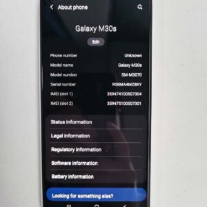 Samsung Galaxy M30s 128GB Android11 Dual SIM 48MP 6.4" Smartphone Fully working Color Pearl White Storage Capacity 128GB - Image 5