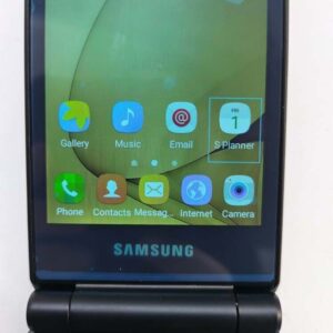 Unlocked - Samsung Galaxy Folder  SM-G1600 Android Dual SIM 16GB 3.8" Flip Phone Color Black battery 1 * battery - Image 9