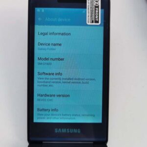 Unlocked - Samsung Galaxy Folder  SM-G1600 Android Dual SIM 16GB 3.8" Flip Phone Color Black battery 1 * battery - Image 12