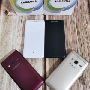Samsung Galaxy Folder2 SM-G1600 Dual Sim 16GB Android LTE 3.8" Flip Phone Color Burgundy battery 2 * batteries