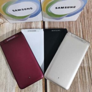 Samsung Galaxy Folder2 SM-G1600 Dual Sim 16GB Android LTE 3.8" Flip Phone Color Burgundy battery 2 * batteries - Image 2