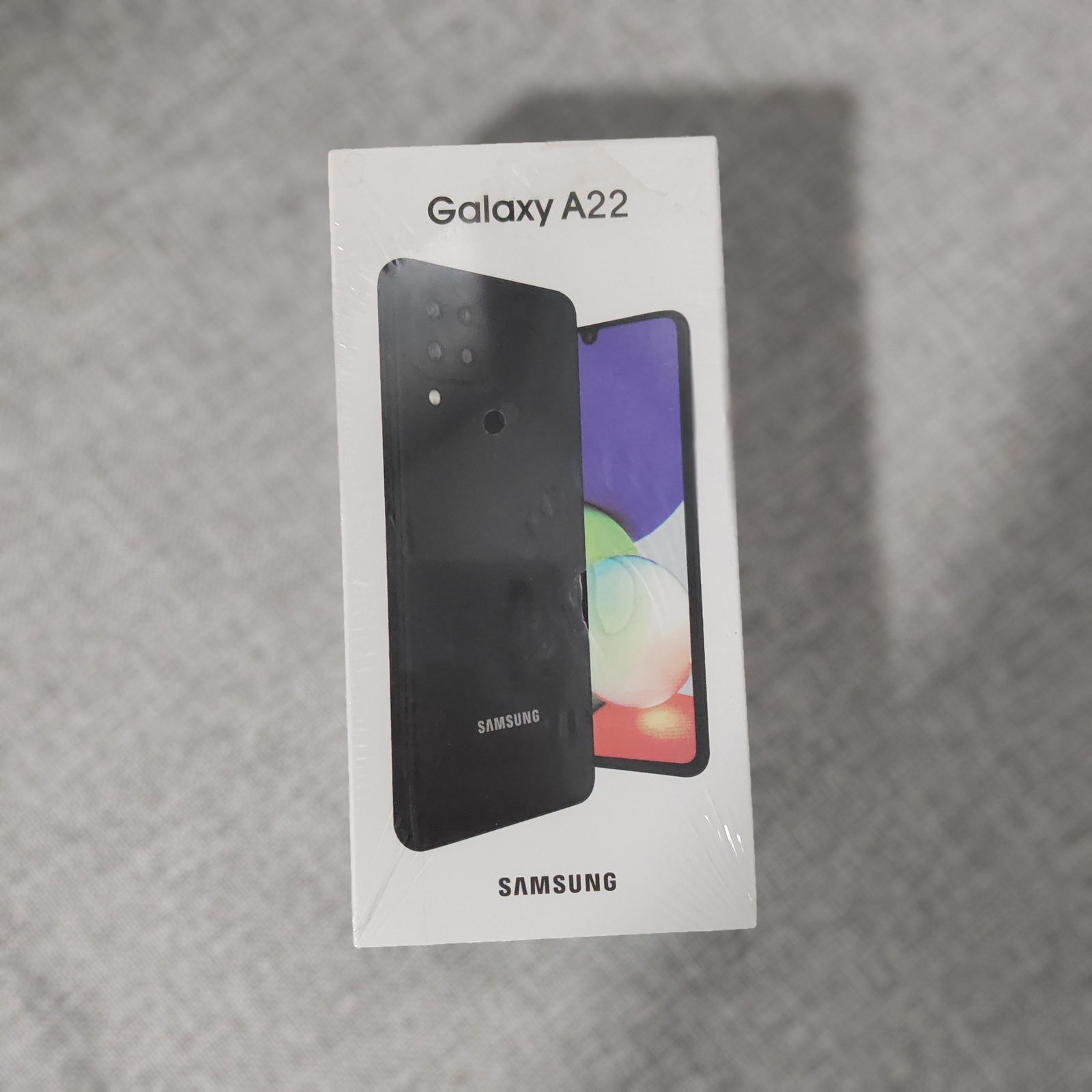 Samsung Galaxy A22 6.5" 16MP 64GB 128GB Helio P35 Android 10 SmartPhone Storage 128GB   in color binding Phone+charger