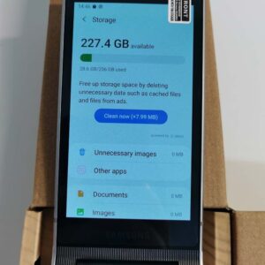 SAMSUNG SM-W2019 flagship 256GB/128GB Android Flip Phone Unlocked 4G smartphone Color Silver ( 6+256GB ) - Image 2