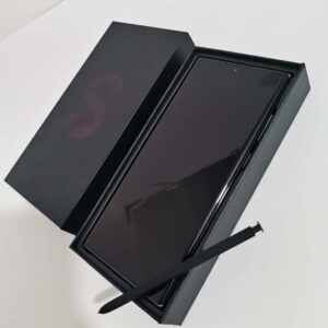 Brand new Samsung Galaxy S22 Ultra (SM-S908U)5G Android Unlocked 6.8" Smartphone Color Black Storage Capacity 128GB