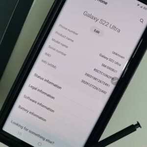 Brand new Samsung Galaxy S22 Ultra (SM-S908U)5G Android Unlocked 6.8" Smartphone Color Black Storage Capacity 128GB - Image 6
