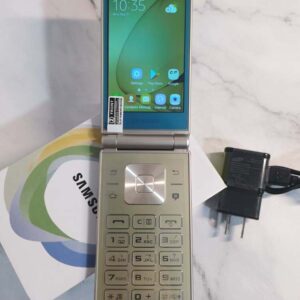 95%N EW Samsung Galaxy Folder G1600 Unlocked 4G Android Flip SmartPhone battery 2 * batteries