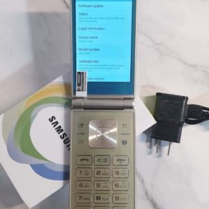95%N EW Samsung Galaxy Folder G1600 Unlocked 4G Android Flip SmartPhone battery 2 * batteries - Image 5