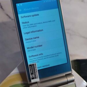 95%N EW Samsung Galaxy Folder G1600 Unlocked 4G Android Flip SmartPhone battery 2 * batteries - Image 8