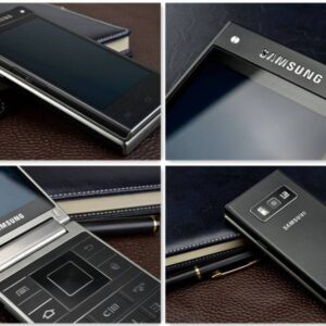 Unlocked Original Samsung SM-G9098 3G Dual Sim Flip Phone fully working Bundle Description 1 battery Color Black - Image 2