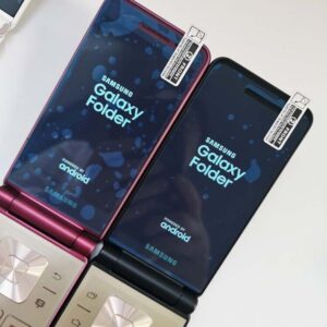 Originl Samsung Galaxy Folder2 SM-G1600 Dual SIM 16GB Android Flip Smartphone  Color Wine red battery 1 * battery