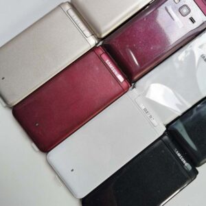 Originl Samsung Galaxy Folder2 SM-G1600 Dual SIM 16GB Android Flip Smartphone  Color Wine red battery 1 * battery - Image 2