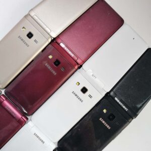 Originl Samsung Galaxy Folder2 SM-G1600 Dual SIM 16GB Android Flip Smartphone  Color Wine red battery 1 * battery - Image 3