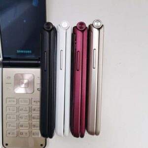 Originl Samsung Galaxy Folder2 SM-G1600 Dual SIM 16GB Android Flip Smartphone  Color Wine red battery 1 * battery - Image 8
