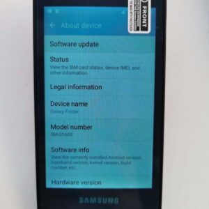 Originl Samsung Galaxy Folder2 SM-G1600 Dual SIM 16GB Android Flip Smartphone  Color Wine red battery 1 * battery - Image 11