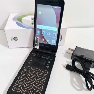 Samsung Galaxy Folder2 SM-G160N SM-G1650W Android 16GB Unlocked Flip phone Color Gold Battery 1* battery Model SM-G1650W-Dual SIM-4G