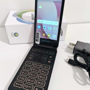 Samsung Galaxy Folder2 SM-G160N SM-G1650W Android 16GB Unlocked Flip phone Color Gold Battery 1* battery Model SM-G1650W-Dual SIM-4G - Image 2