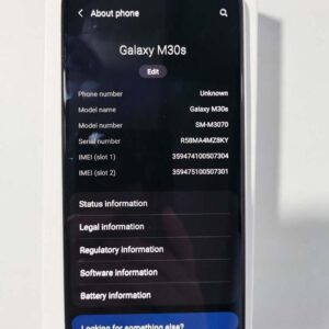 Samsung Galaxy M30s SM-M307FN/DS 128GB Android Dual SIM 48MP 6.4" Smartphone Color Opal Black Storage Capacity 128GB - Image 9