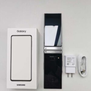 Original SAMSUNG SM-W2019 flagship 256GB/128GB Android10 Unlocked 4G Flip phone Color Silver ( 6+256GB )
