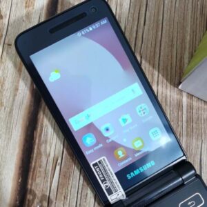 Unlocked Samsung Galaxy Folder2 SM-G160N Android 16GB Flip phone very good  Color Black Battery 2* batteries Model SM-G160N-Single SIM-3G - Image 2