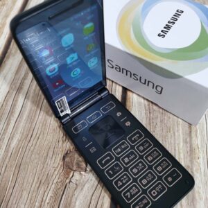 Unlocked Samsung Galaxy Folder2 SM-G160N Android 16GB Flip phone very good  Color Black Battery 2* batteries Model SM-G160N-Single SIM-3G - Image 4