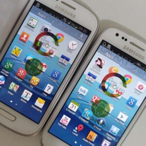 Samsung Galaxy S 3 III Mini GT-I8190 GPS Wi-Fi 5MP 1GB RAM 8GB ROM Android Phone Color Blue battery 1*battery