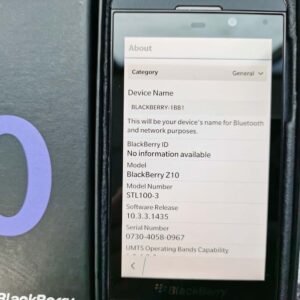 99%N EW BlackBerry Z10 STL100-3 Unlocked 4G 16GB OS 10 GSM 8MP 4.2" Cellphone Color Nero - Image 2