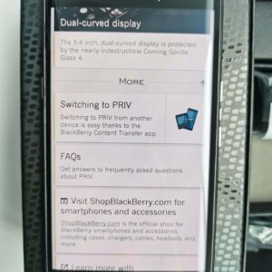 BlackBerry Priv Android 32GB 3GB RAM LTE 18MP 4G 5.4" DTEK Smartphone - Image 6
