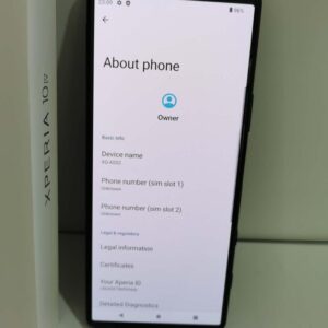 Sony Xperia 5 II Android XQ-AS52(128GB) XQ-AS72(256GB) Unlocked 4G 5G Smartphone Color Black Storage Capacity 128 GB Model Number XQ-AS52 - Image 5