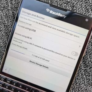 BlackBerry Passport Q30 32GB 13MP QWERTY Keyboard Cellphone SQW100-1 (Sealed) Color White - Image 8