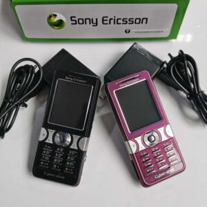 Unlocked Sony Ericsson Walkman K550i 2G networks Black&Purple Cellular Phone Bundle Description 1 battery Color Black - Image 2