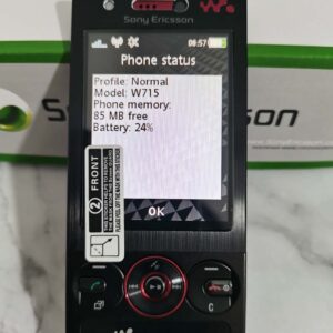 Original Sony Ericsson W715 - GSM / HSPA Walkmans Slide phone good condition Bundle Description 2*batteries Color Black - Image 11