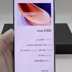 vivo X100 6.78" 64MP 16GB+256GB Dimensity 9300 Android 14 CN version Blue bundle description Phone+Charger storage 16GB+256GB colors Blue - Image 8