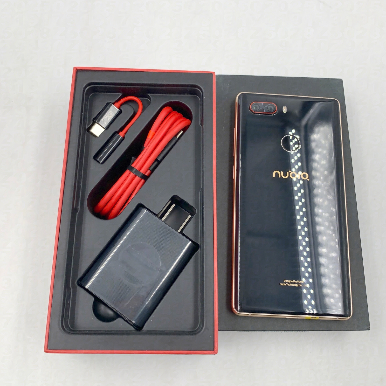 ZTE nubia Z17S 64GB 6GB RAM 5.73'' 50MP Snapdragon 653 Black Smartphone Color Black Charger Included Yes