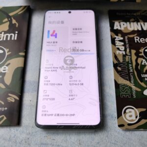 "AAPE"Xiaomi Redmi Note13Pro+ Limited Edition 12+512G （unlocked） Storage 12+512GB Package Only the mobile phone and the charger - Image 3