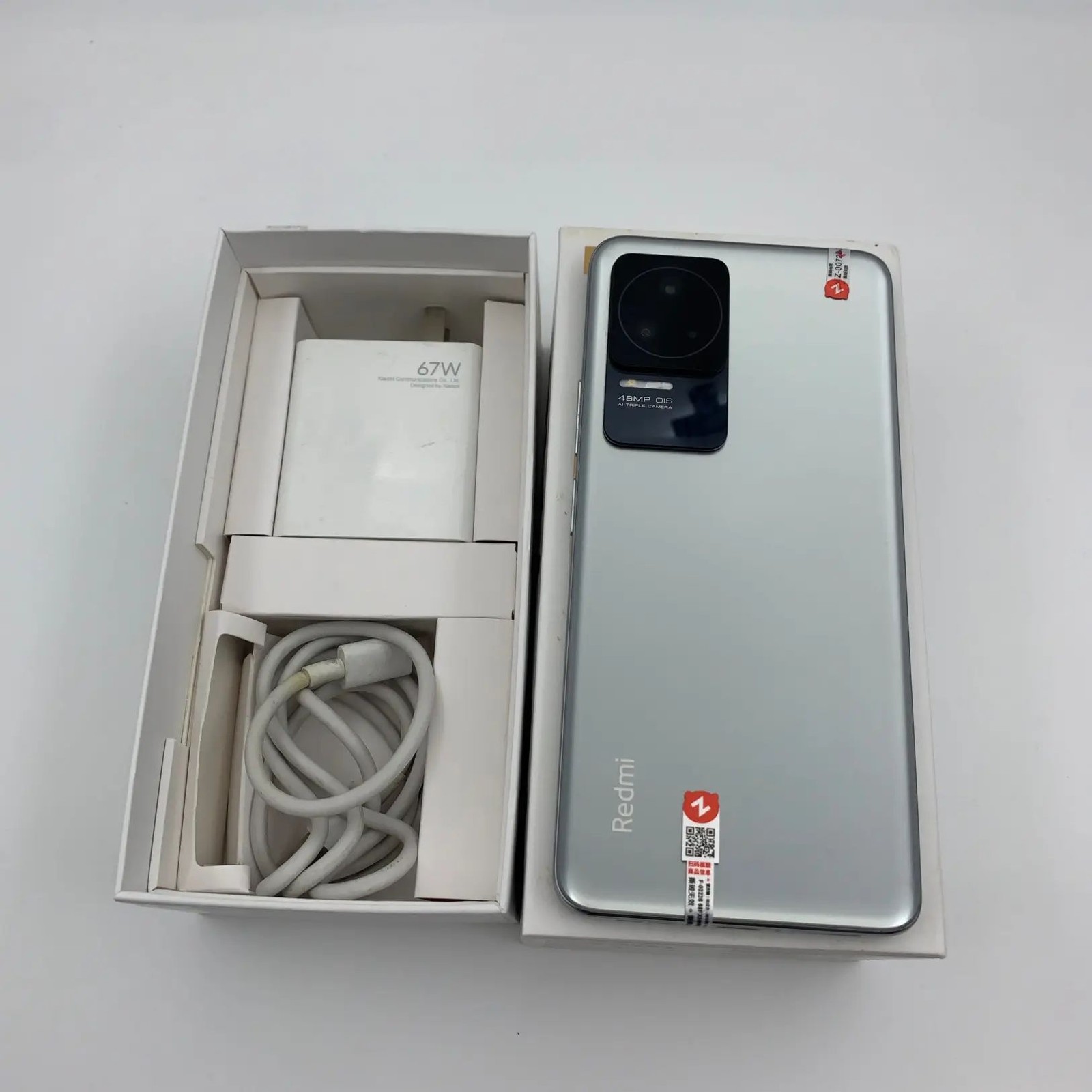 Xiaomi Redmi K50 6.67" 48MP 128GB 256GB 512GB SmartPhone Google play Storage 8GB+128GB Charger Included Yes colors please note the color you need in order